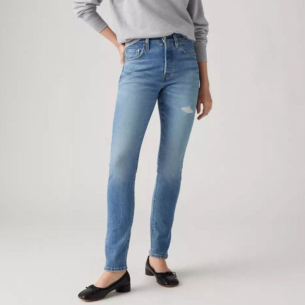 NWT Levi’s 501 Skinny High Rise Jeans Womens Sz 25/30